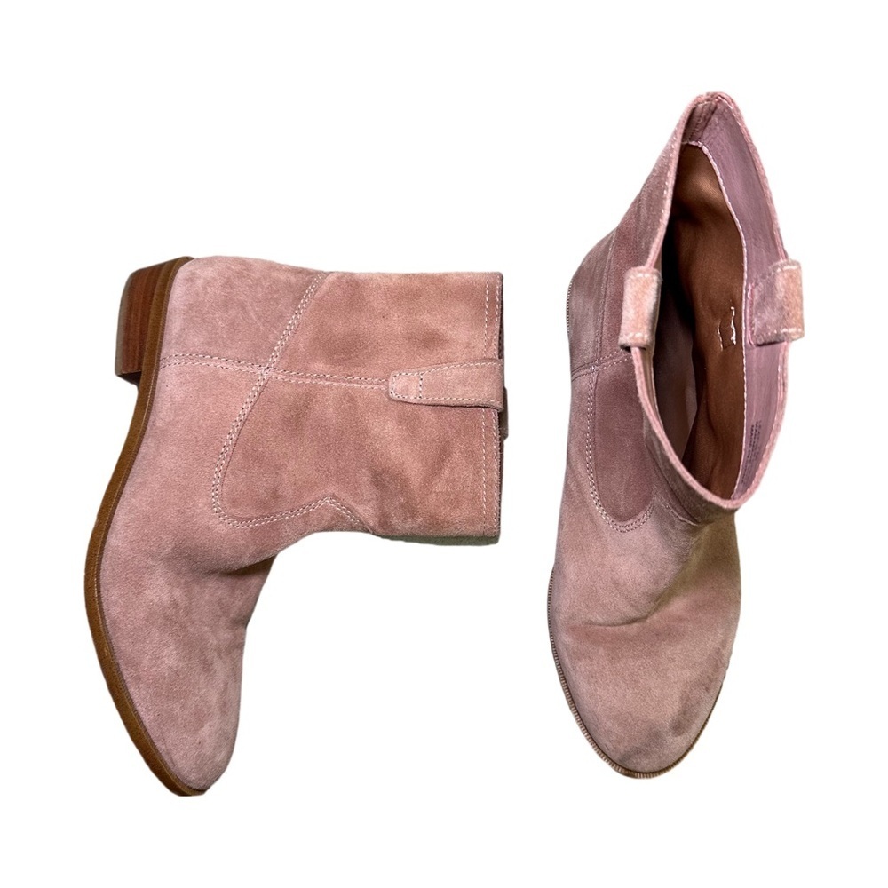 Rebecca Minkoff Chasidy Low-Heel Suede Booties 7M